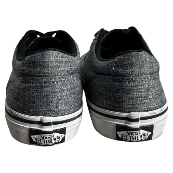 Vans Atwood Canvas Gray/Black Youth Shoes Casual Skate Sneakers Size 5 - Picture 7 of 11